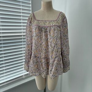 NWT American Eagle Floral Lightweight Flowy Blouse